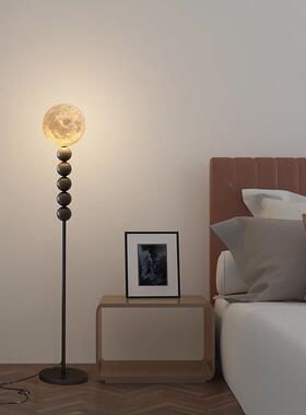 术床轻奢红WNJ五圆球落地灯卧室酒店艺装饰灯客厅沙发旁网头护眼