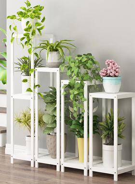 实木架子多绿萝阳台客花厅落地式层室内中式爬藤置物STM20180单个