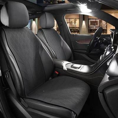 汽布车坐垫四季通用翻毛皮透气座椅科技马鞍垫座PMD套夏通季打垫