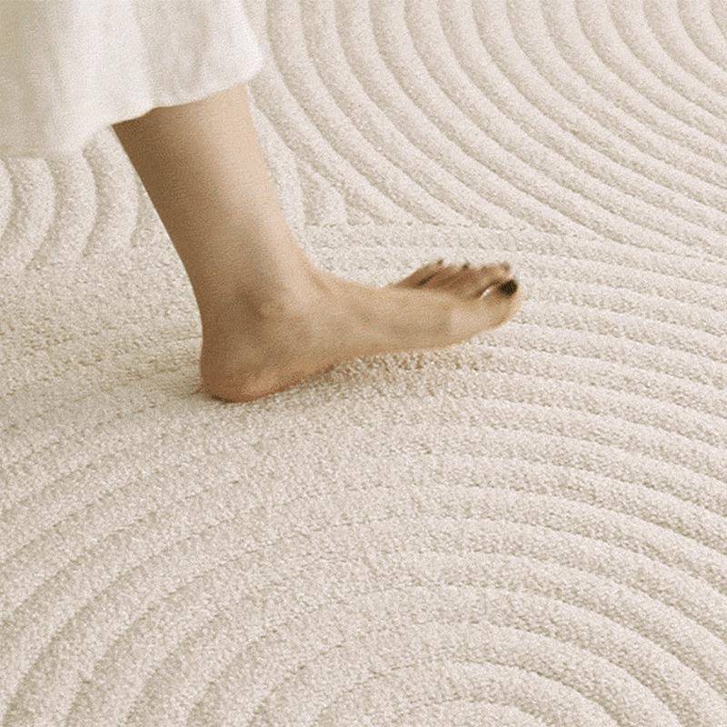 硅藻丝毯客厅大面积水sf00965防油机织奶油风防地毯卧室沙发地垫