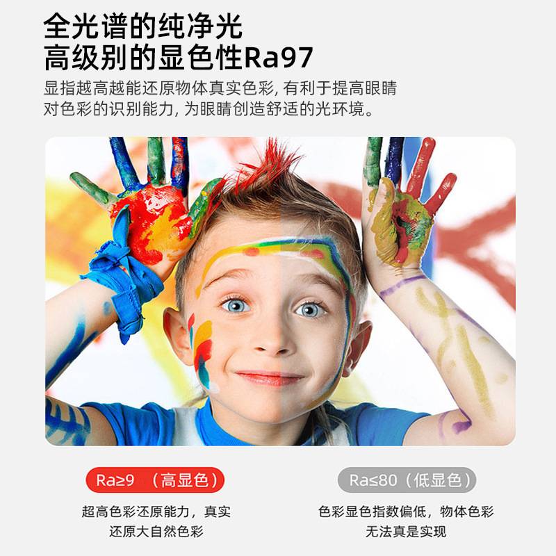全光谱超薄卧室吸顶灯 高显指儿童房学习APP智能led灯防蓝光