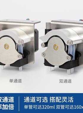 杰8恒H5934仪0蠕动泵小型自吸循环泵24v步进电机耐腐蚀计量泵分T