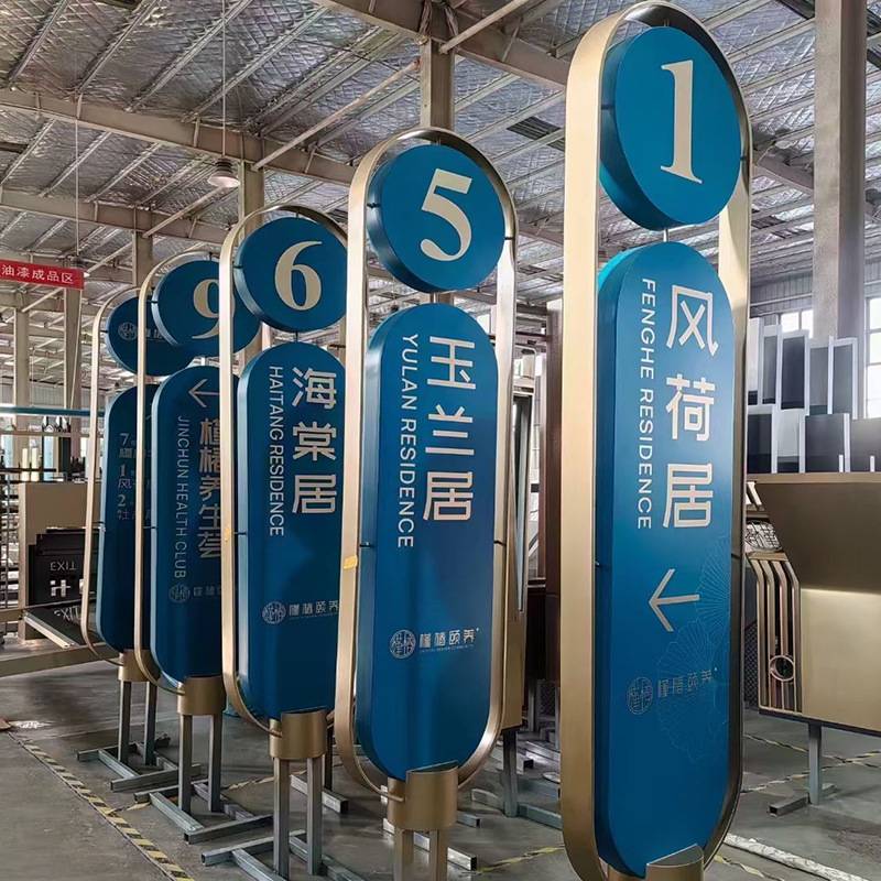 户外精神堡垒可移动导示牌商场广告立牌指路牌公司名称广告牌招牌
