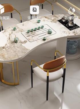 板茶桌现代轻奢茶台合客厅桌椅组家用泡茶台阳台01413茶几茶泡茶