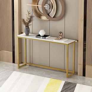 玄关桌超窄窄极入户家用端铁艺条走案桌铁艺965长条桌廊装 饰客厅