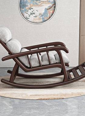 新式躺实16248木摇椅中客厅懒人沙发椅单人椅人阳台客厅家用休大