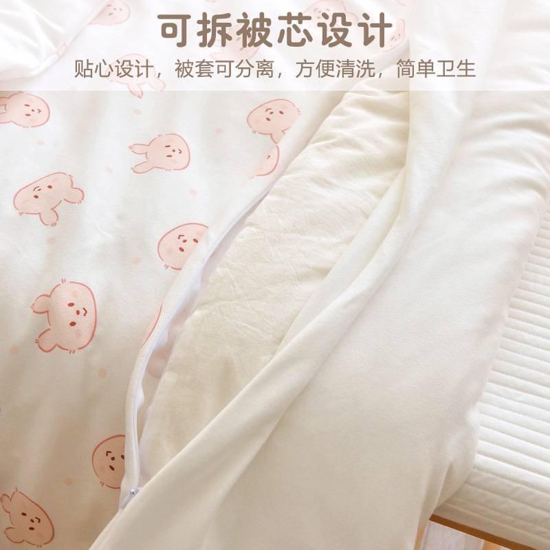 新生宝宝秋冬加厚棉花盖被婴儿纯棉被子幼儿园儿童四季通用小被子