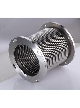 供应ISO-K/F膨胀节304/316L不锈钢法兰补偿QI真空波纹管DN63-250