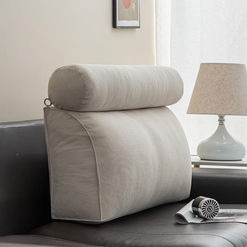 中476217式客厅沙发腰枕客厅垫长条办靠椅靠靠枕腰垫大背轻奢沙发