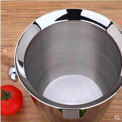 04锈钢桶喇叭香槟0.不桶加厚冰桶冰粒桶欧K式葡萄红酒酒店酒吧TV