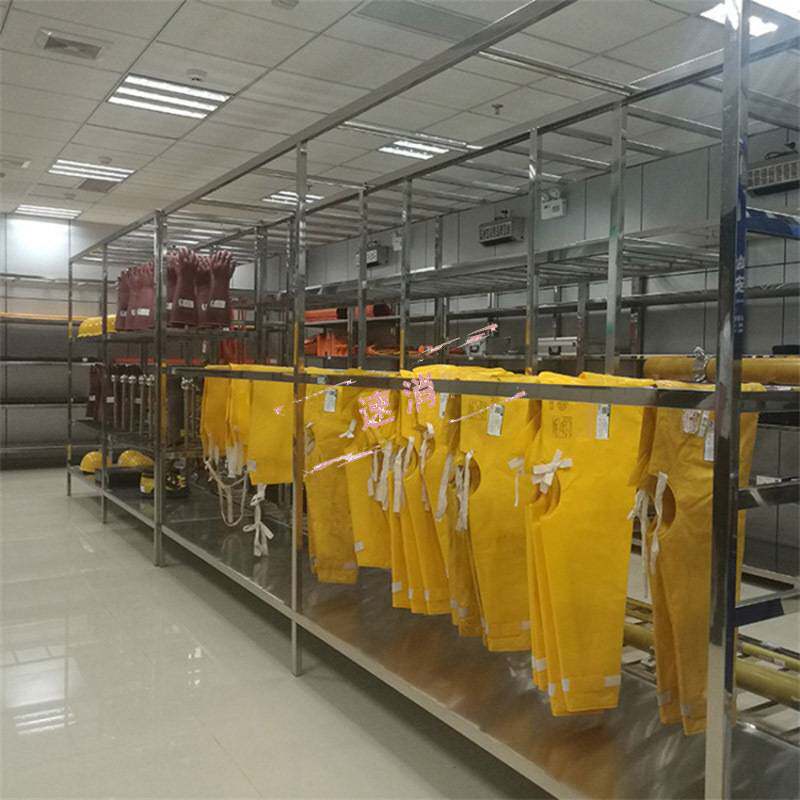 带电作业绝缘服手套货架不锈钢管仓储架电力工具存货架