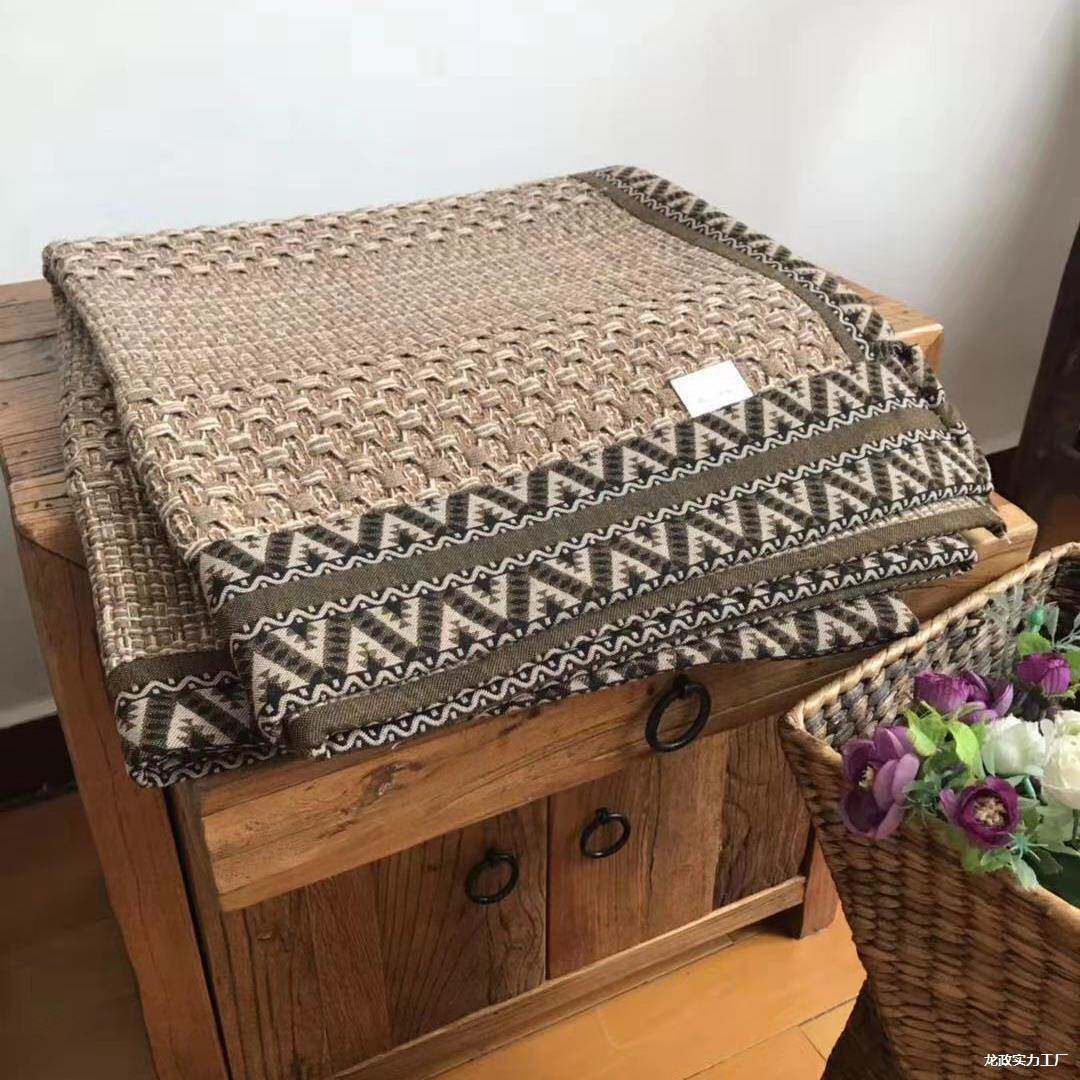 #9JO刘大家款新棉www10159麻沙发巾厚姐实耐用包边材质加大尺寸沙