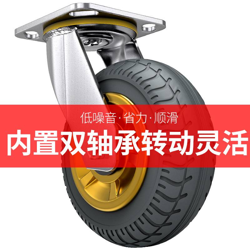 重型平板车手拉车小推车拉货拖车折叠便携防滑钢板车四轮搬运车