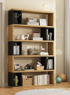 书架一自体靠墙窗家用置物架落地由组合示隔断展架XDI展示柜飘书