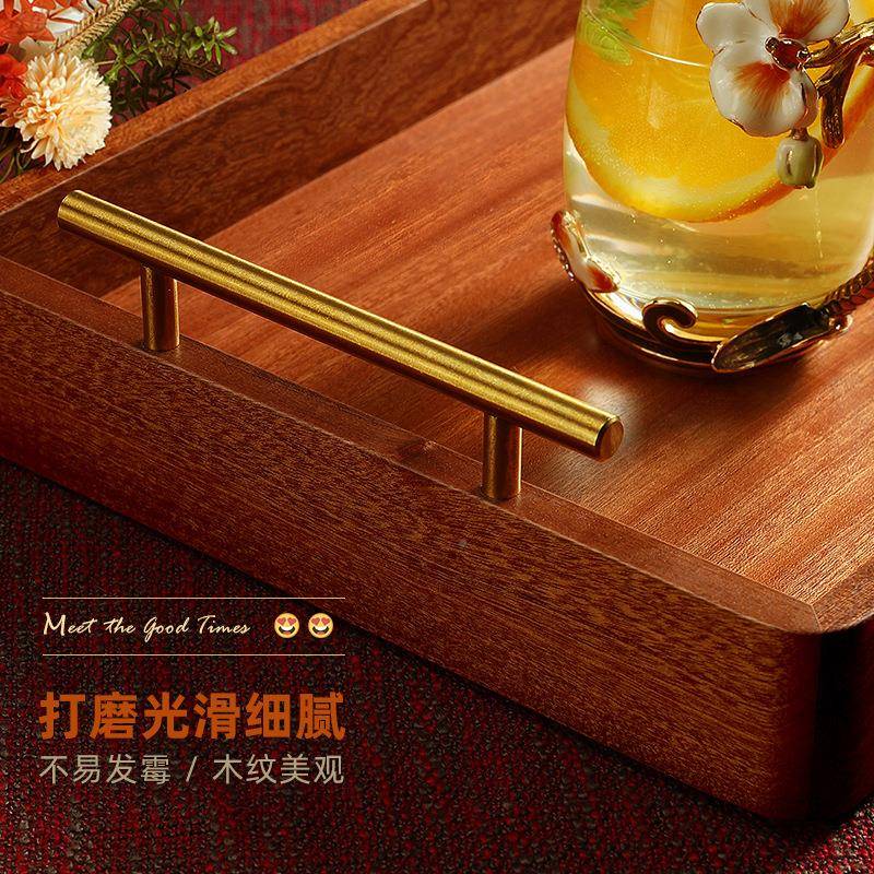 乌餐檀茶木木制披萨面包水果托盘木质日式店早木盘子酒餐JXP厅盘