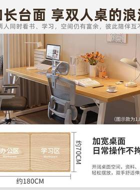电脑桌台式简家A661A66习用办公室老板桌子现代简易学生学写字书