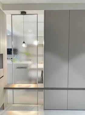 AX5871卫10L超白水纹网红油画艺术入玻璃隔断屏风户玄关卧室淋浴