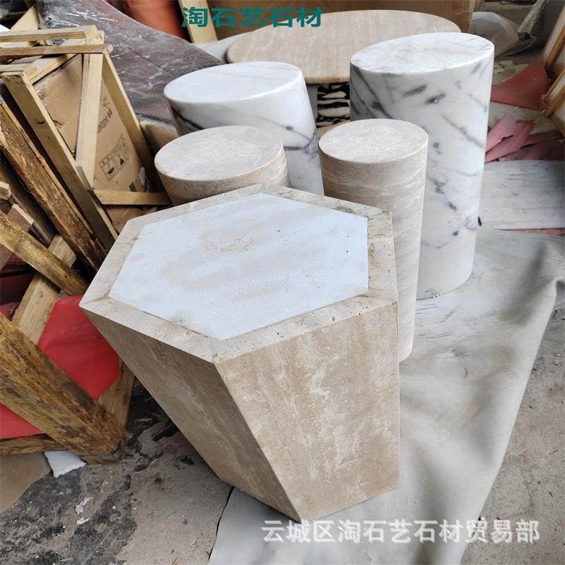 时尚茶边289几天然大理石材餐设桌定装异型石家装别墅天计然大理,基础建材,天然大理石,淘宝优惠券,粉丝福利购,淘宝优惠卷