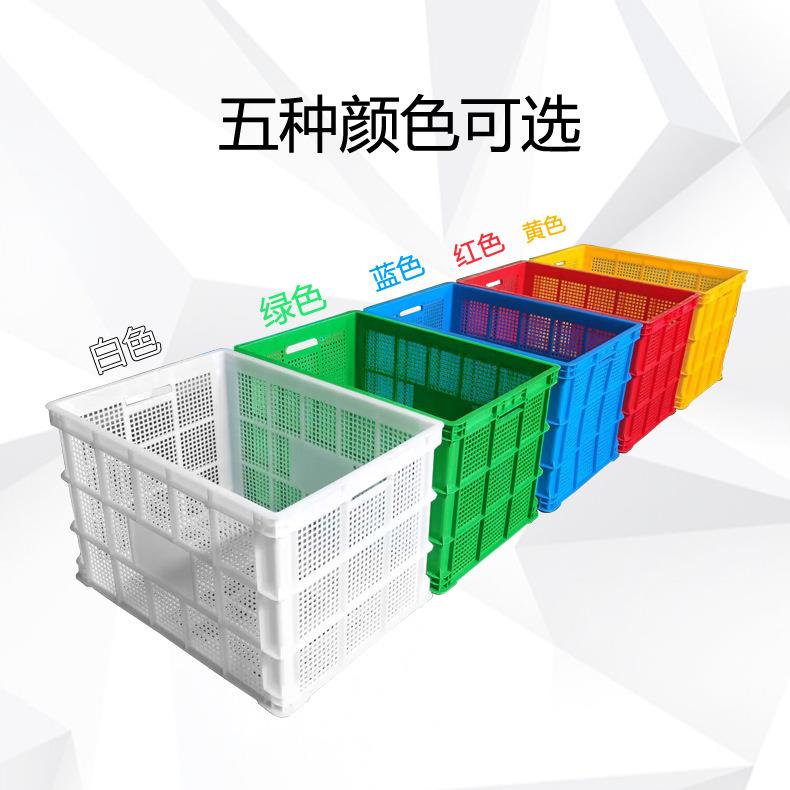 塑料转筐带轮周大号服装快子递框加厚收胶框长方形幼儿216园积木