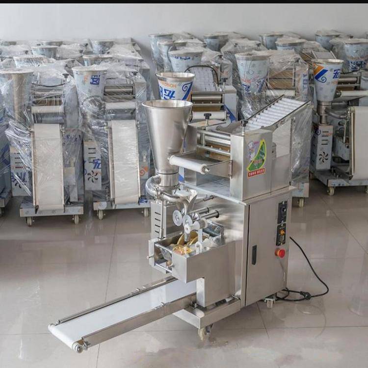 全自动商用仿手工饺子机 学校工地食堂包饺子机 早餐店彩色水饺机