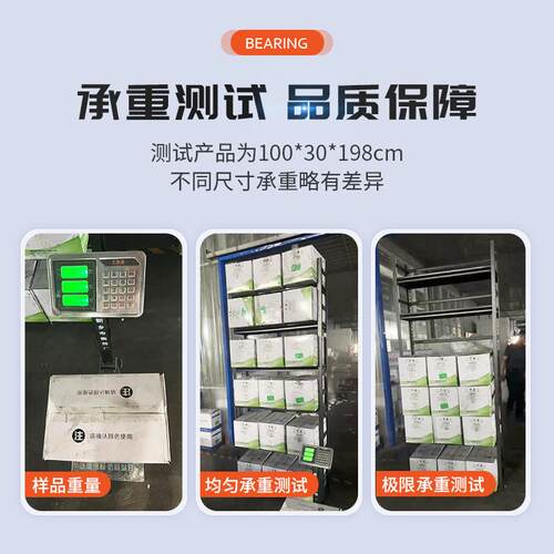 双OZG家用货架置架物架钢制多层收纳伟架地仓库阳台储物架商用铁