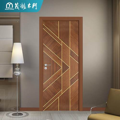 738木门生态门烤漆门木复合现代简约卧家室房间门实木卧室门厂原