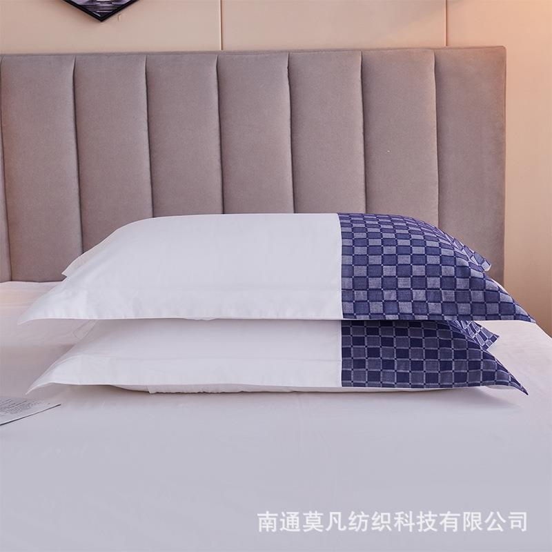 四件套全棉40/件60/80支贡22缎套件简约轻奢风四套宾馆店酒用床上