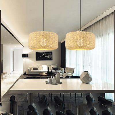 8830美乡村室麻球吊灯客厅餐厅卧阳灯具个性鸟台巢彩色球形式藤艺