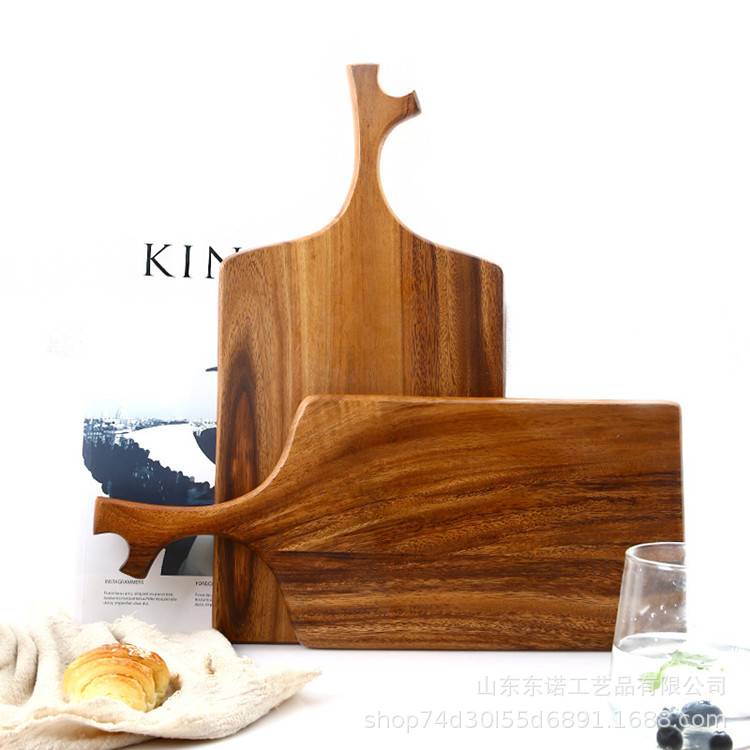 家用托盘现代相思木面包点心砧板创意西餐牛排披萨盘简约木制烤盘