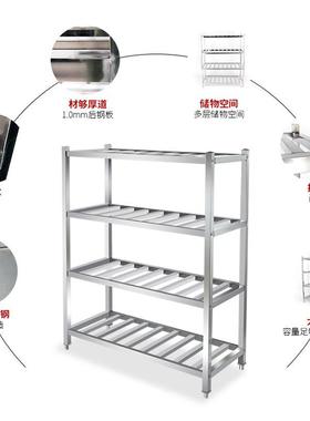 厂家直供多层置物架商超可拆展架示装店四层08671方管菜架不锈钢