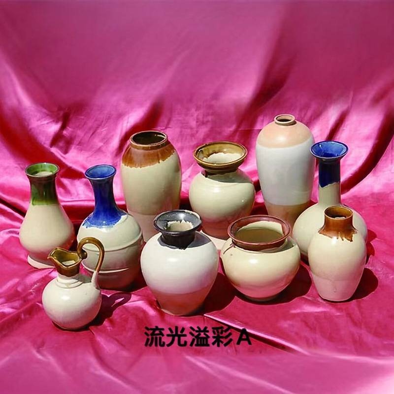 绘岳美术素描静物陶瓷粗陶五彩世界罐子美术室写生教具陶罐10件套