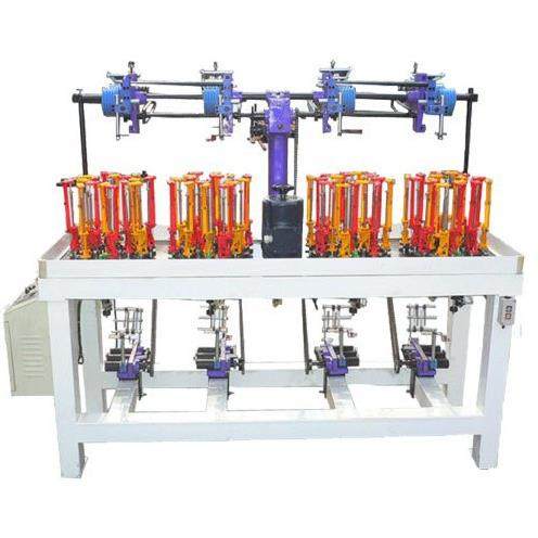 XH90系列礼品带、高拉力绳等8锭4头高速松紧带编织机XH90-8-4