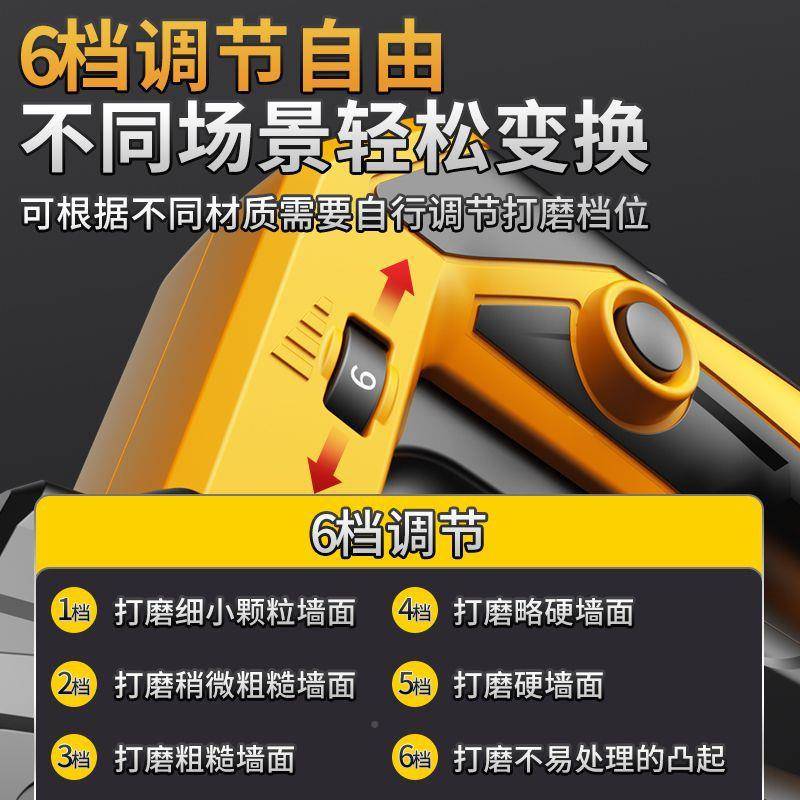 研手持头无尘打磨机电动地坪磨机三磨凝边混610土水泥地面抛光翻
