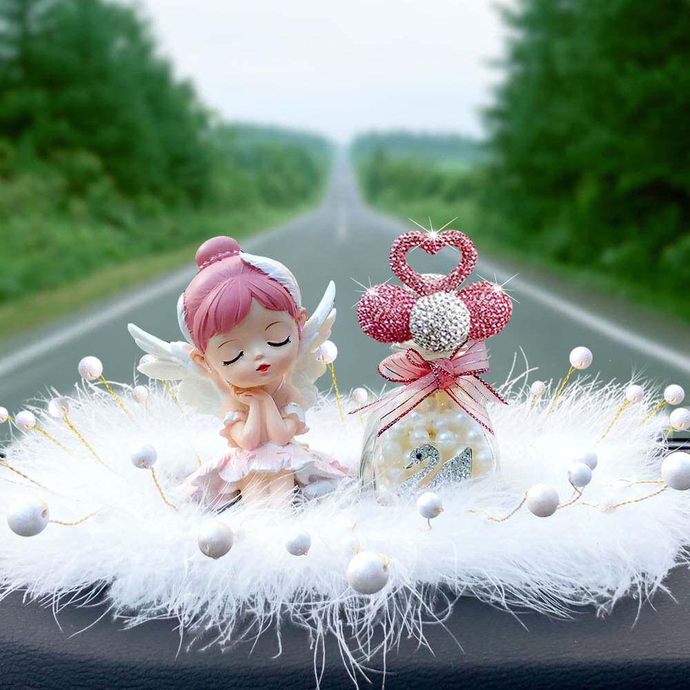 网红汽车内饰用品创意车载车上高档女生女神装饰品小摆件2021新款