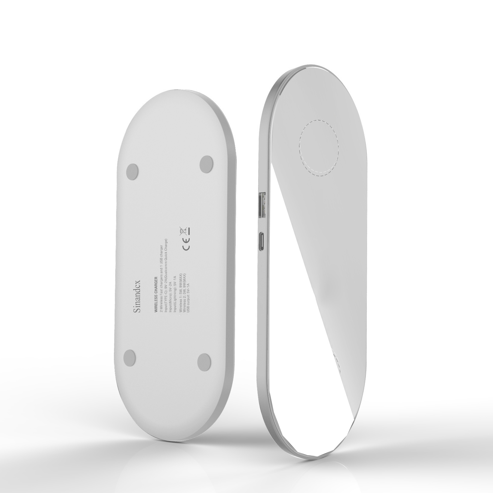 双无线充电器15W耳机仓