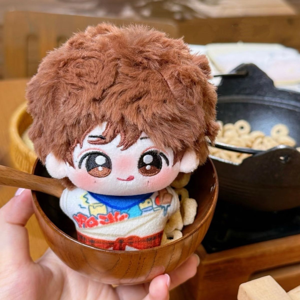 梓渝属性10cm印花努努体棉花娃娃