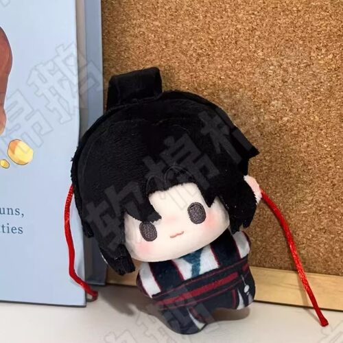 魔道祖师动漫周边同人魏无羡蓝忘机属性10cm印花棉花娃娃玩偶公仔