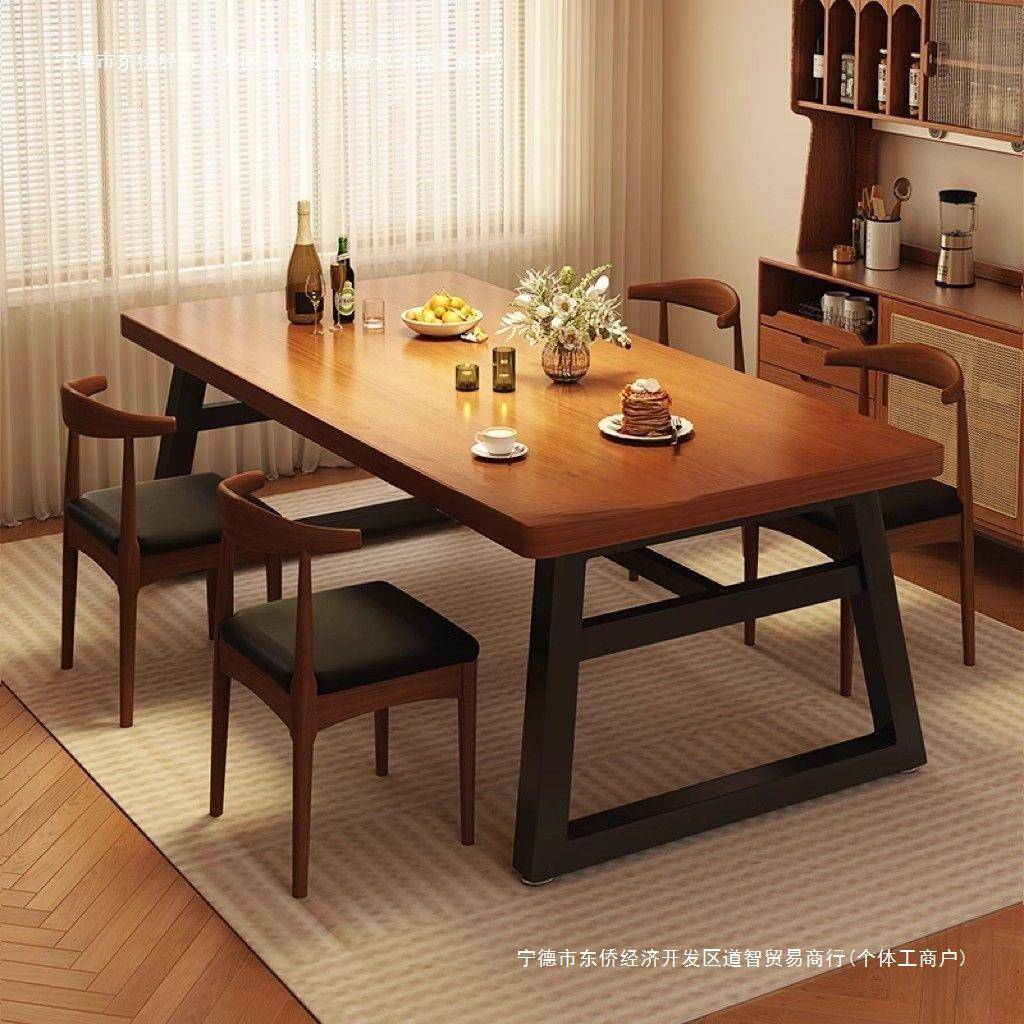 茶桌椅组合茶台洽谈桌现代简约阳台大板茶桌客厅家用小户型泡茶桌