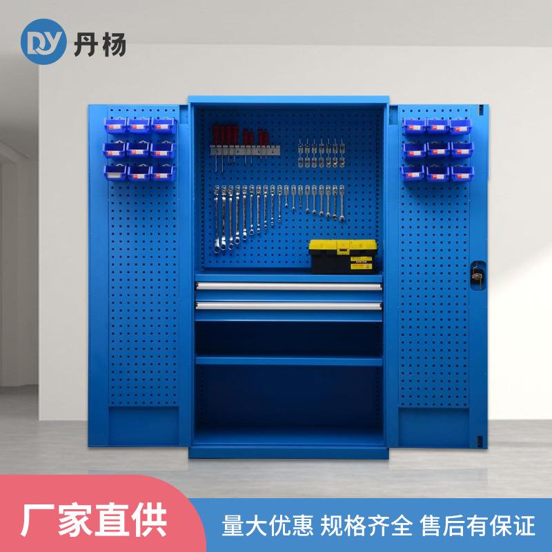 工具柜组合重型零件收纳柜工具箱推车间修理厂铁皮加厚双开门带锁