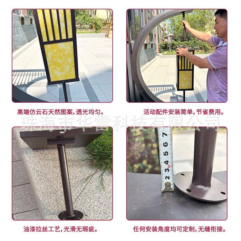 户不锈钢玄关灯庭灯院景HL-210M0观灯eld室外外宫廷灯中式壁防水