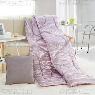 蚕丝汽车抱枕被子两用车载加厚保暖车用折叠靠背夏凉被沙发靠熙唐