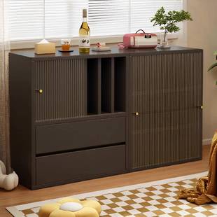 实木书柜自由组合卡莱克日式矮柜家用防尘收纳靠墙带柜门储物柜子