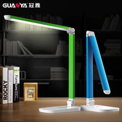 led护眼台灯F118学生学习儿童阅读床头折叠工作书桌台灯包邮