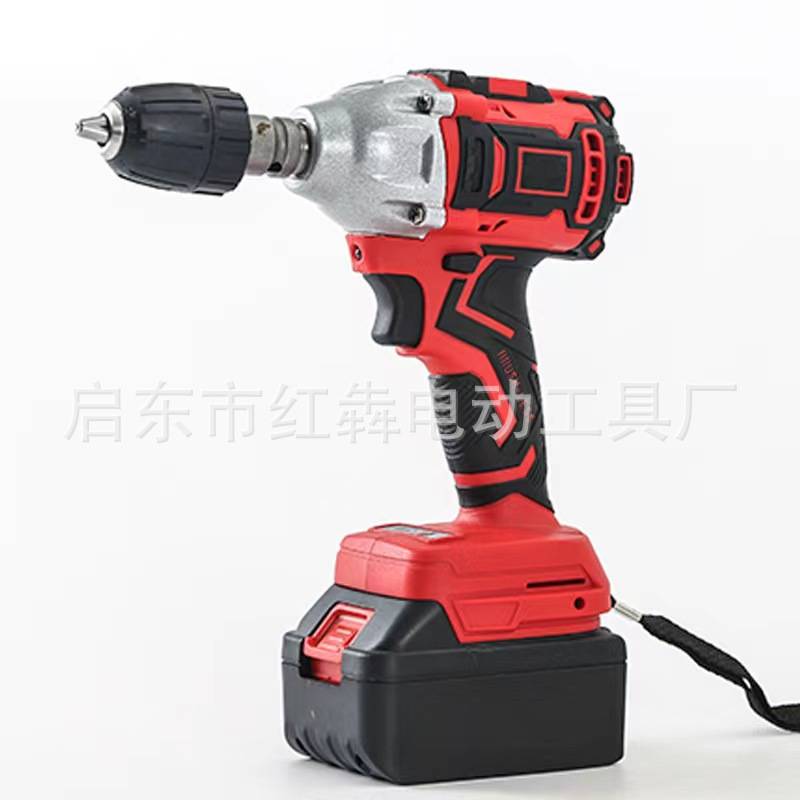 跨境无刷锂电电动扳手多功能架子工脚手架冲击扳手风炮工具起子机