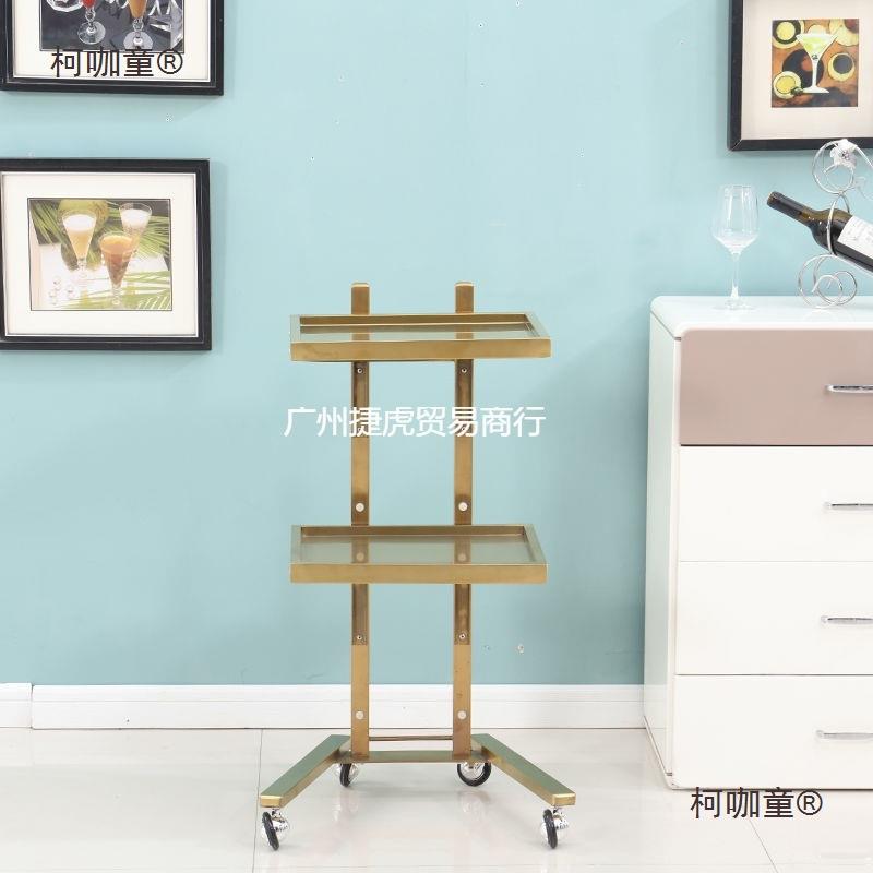 车发廊不发锈钢烫染车工具美发工柯咖童具推车剪发折叠手推车理麦
