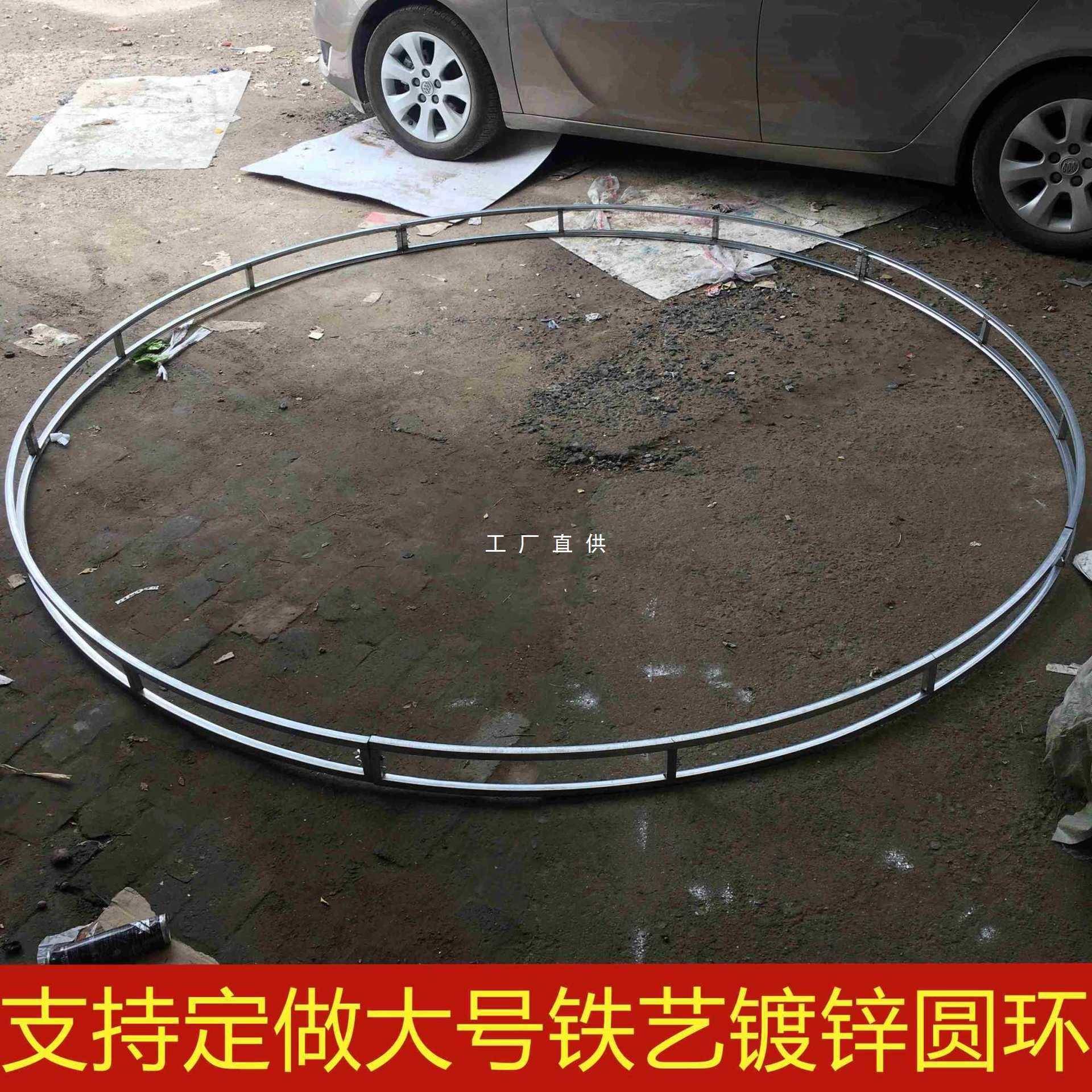 新款婚庆圆形铁艺吊顶拱门桁架造型绢花架子酒店婚礼布置装饰