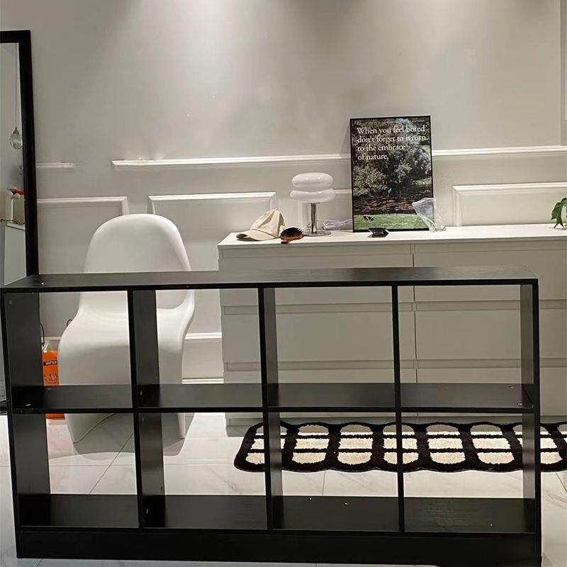 实木格子简易书柜自由组合收纳格子柜储物柜书架小柜子书柜置物架