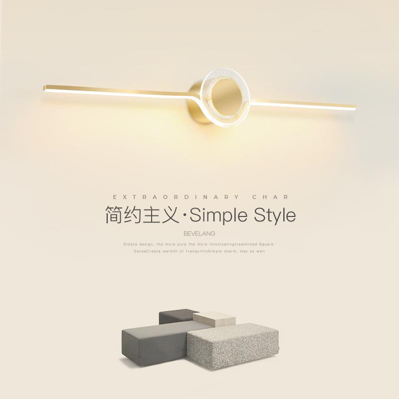 镜前灯现代简约卫生间浴室镜柜灯创意个性网红led化妆梳妆台镜灯