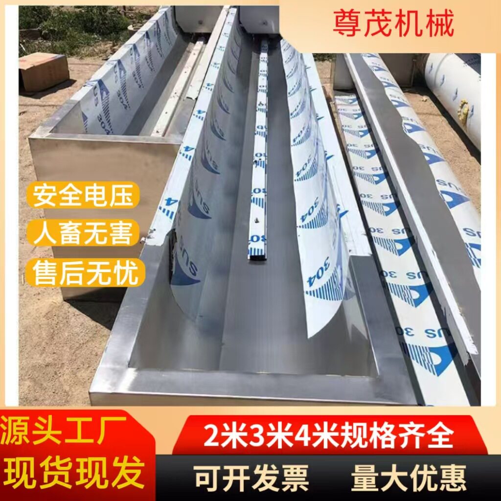 牛羊电加热恒温饮水槽机自动上水双层不锈钢智能恒温水槽机械设备