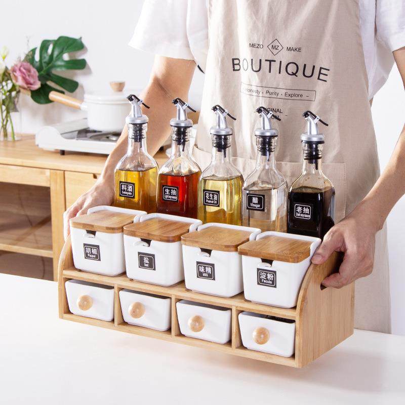 厨房玻璃调料盒套装油瓶组合装创意可控油瓶陶瓷调味罐盐罐调料瓶,厨房/烹饪用具,调味瓶罐/调料研磨器,淘宝优惠券,粉丝福利购,淘宝优惠卷